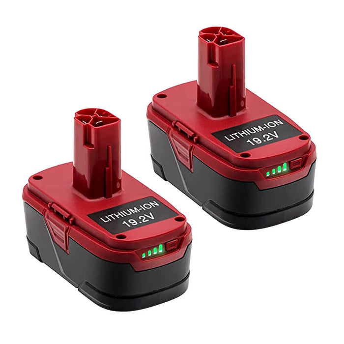 For Craftsman 19.2 Volt Battery Replacement 5Ah | C3 Diehard Batteries 2 Pack