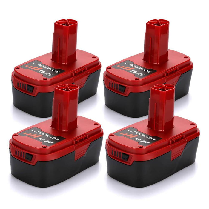 For Craftsman 19.2 Volt Battery Replacement 5Ah | C3 Diehard Batteries 4 Pack