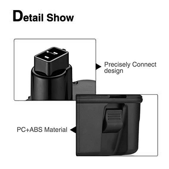 For Dewalt 18V Battery Replacement | DC9099 3600mAh Ni-MH Battery 3 Pack