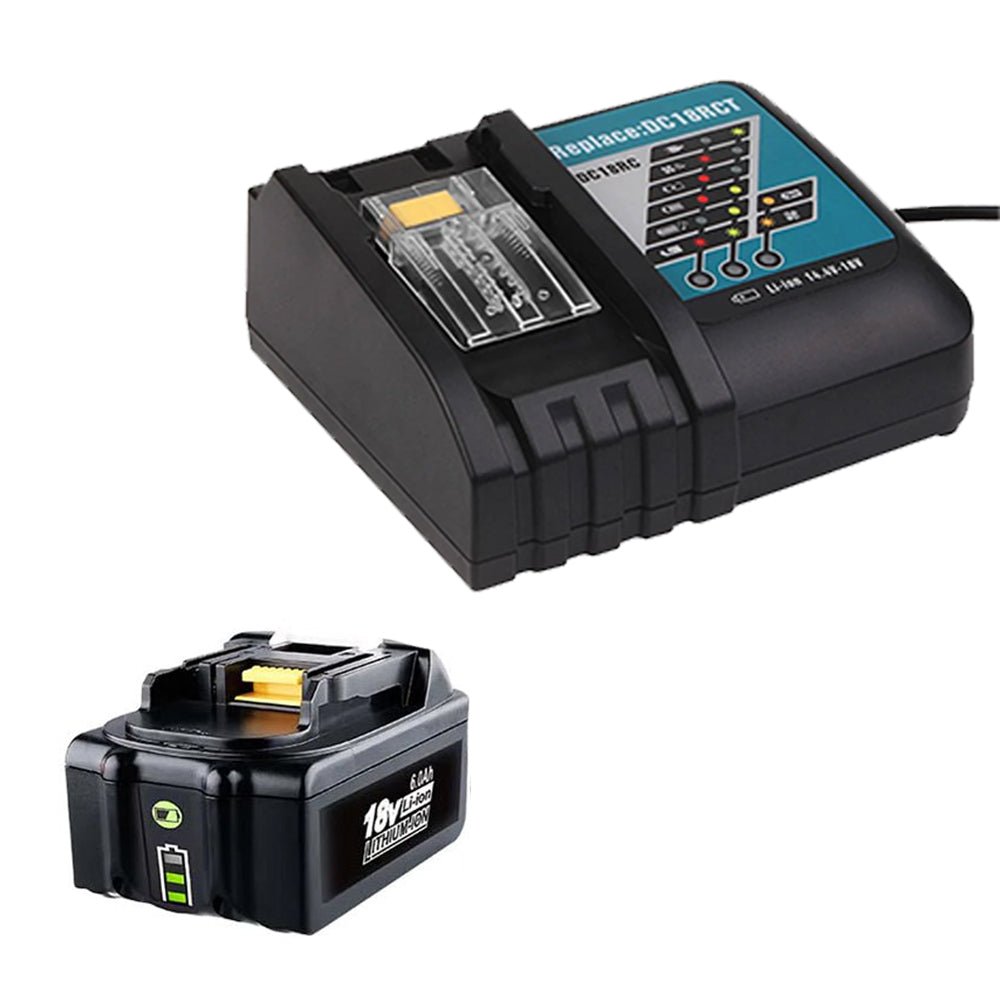 For 18V 6Ah Makita BL1860B Battery Repalcement & For Makita