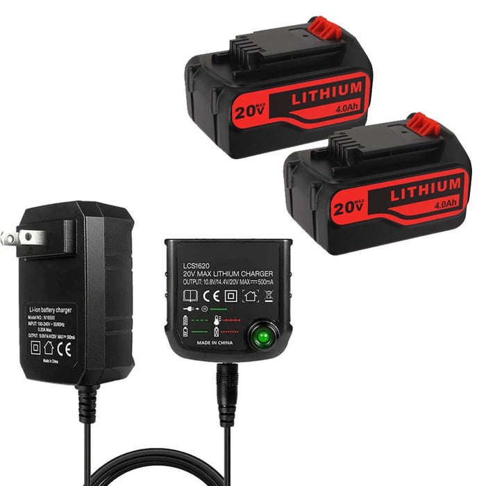 For Black and Decker 20V MAX LBXR20 Li-ion Replacement