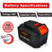 For Dewalt 20V Battery 12Ah Replacement | DCB205 Li-ion Battery