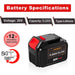 For Dewalt 9.0Ah Battery replacement | 20V Max Li-ion Battery DCB200 DCB204 DCB206 DCB205-2 4 Pack