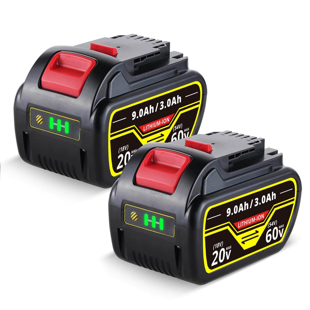 For Dewalt DCB609 20V/60V MAX FLEXVOLT Li-Ion Battery DCB609