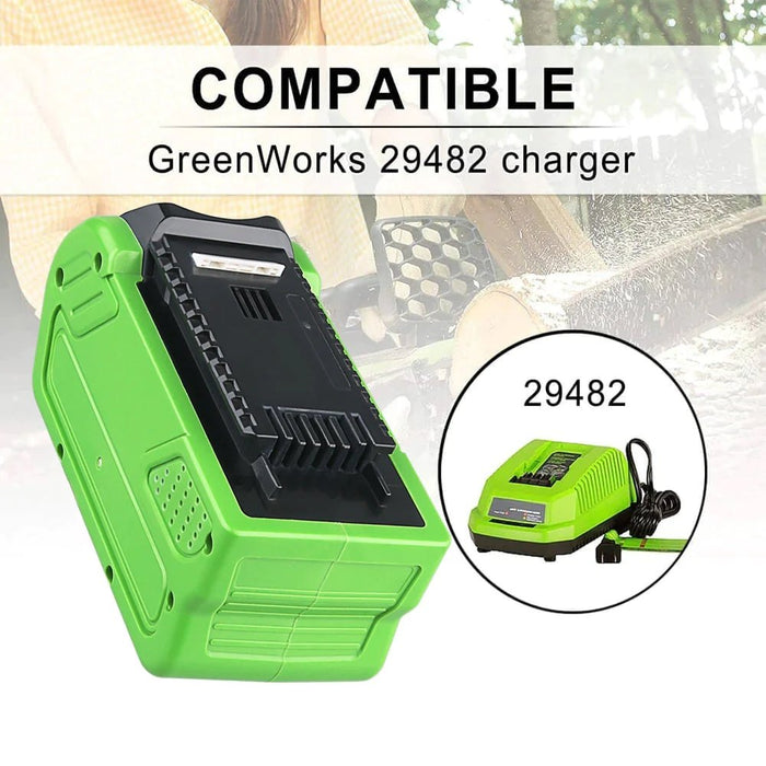 For Greenworks 40v Battery 6Ah | For G-MAX 29472 29462 Batteries 2 Pack (Not for Gen 1)