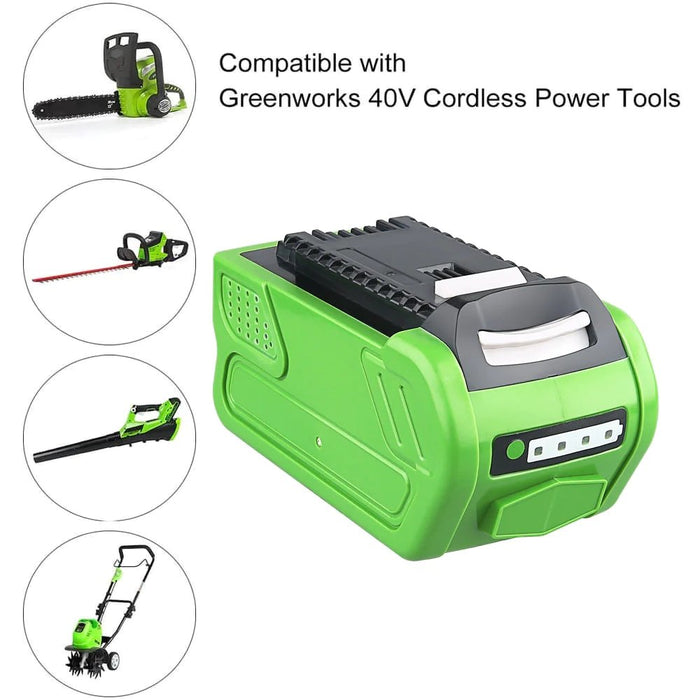 For Greenworks Battery 40V 8.0Ah | For G-MAX 29472 29462 Batteries 2 Pack (Not for Gen 1)