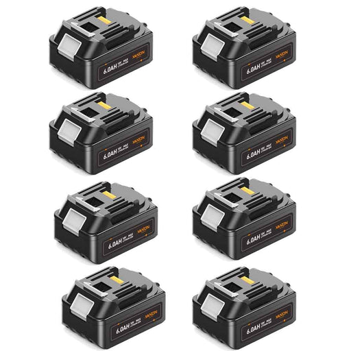 For Makita 18V Battery 6.0Ah Replacement | BL18060B Batteries 8 Pack