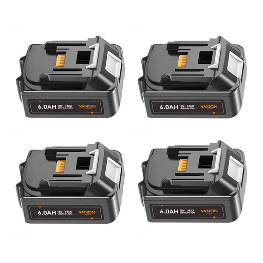 For Makita 18V Battery 6Ah Replacement | BL18060B Batteries 4 Pack