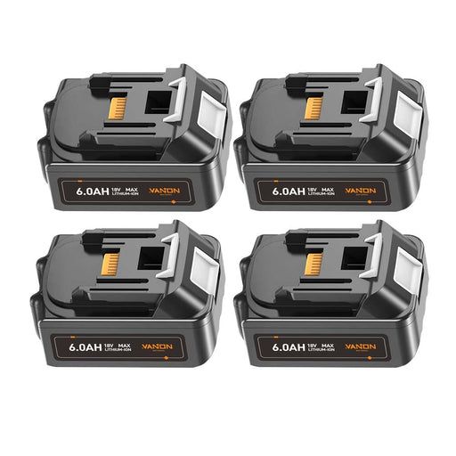 For Makita 18V Battery 6Ah Replacement | BL1860 Battery 4 Pack
