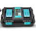For Makita 18V DC18RD Rapid Charger | Dual Port Lithium-Ion Battery Charger