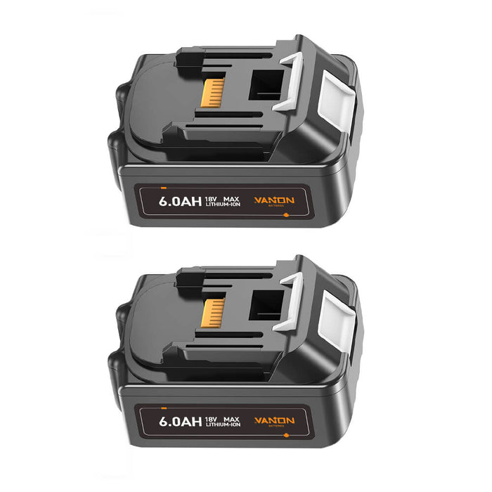 For Makita 18V Battery 6Ah Replacement | BL1860B Battery 2 Pack