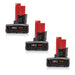 For Milwaukee 12V 7.0Ah Battery Replacement | M12 Battery 3 Pack