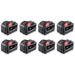 For Milwaukee 18V Battery 12Ah Replacemnt | M18 Batteries 8Pack