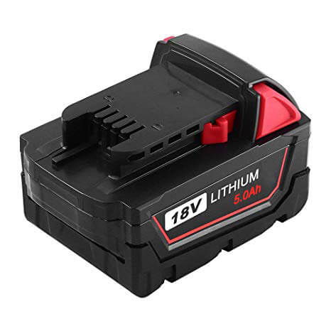 For Milwaukee 18V Battery 5Ah M18 Batteries 2 Pack+ Free charger& Holders