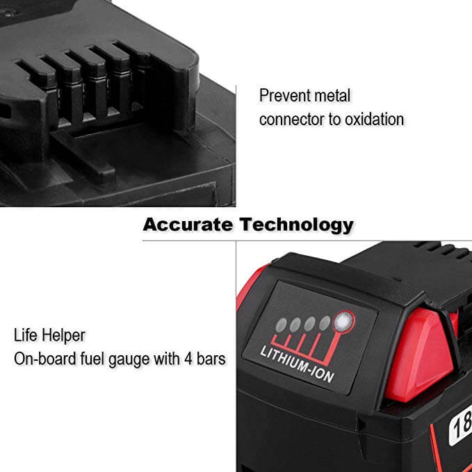Batteria 18V 9000mAh Per Milwaukee M18 - Compatibile Con Vari Modelli - Foto 13