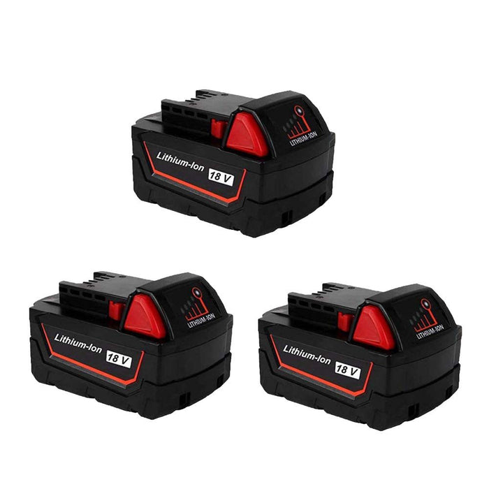 For Milwaukee 18V Battery 9Ah Replacement | 48-11-1820 M18 Batteries 3 Pack