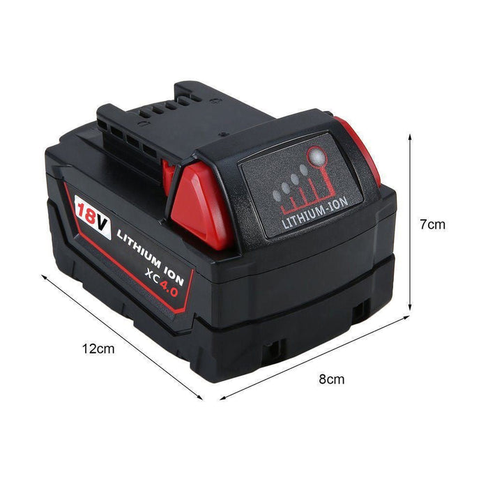 For Milwaukee 18V Battery Replacement 4Ah | XC M18 Battery