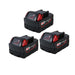 For Milwaukee 18V M18 Battery 4.0Ah Replacement | 48-11-1840 Li-Ion Battery 3 Pack