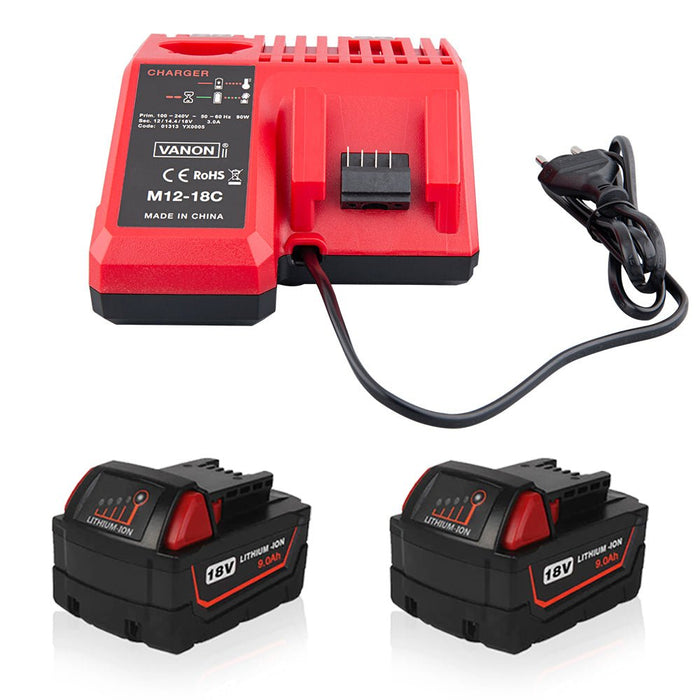 M18 18-Volt Lithium-Ion High Output XC 8.0 Ah Battery (4-Pack)