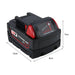 For Milwaukee M18 Battery 18V 4Ah Replacement | 48-11-1840 Li-Ion Battery 4 Pack& Free charger& Holders
