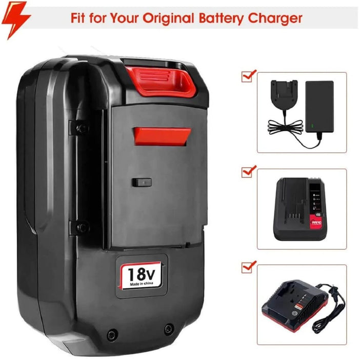 For Porter Cable 18V Battery Replacement 3.6Ah | PC18B Battery 1 Pack