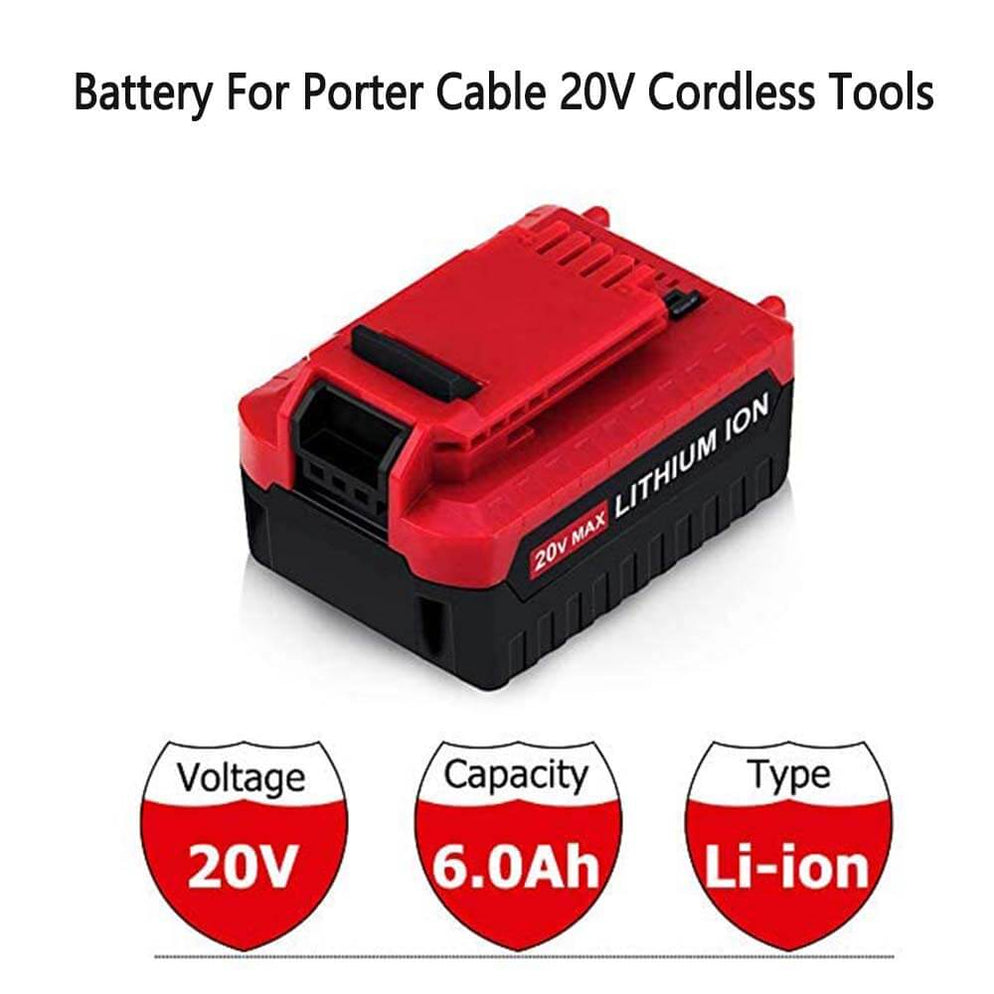 For Porter Cable 20V Battery 5Ah Replacement PCC685L Battery (4 Pack — VanonBatteriesStore