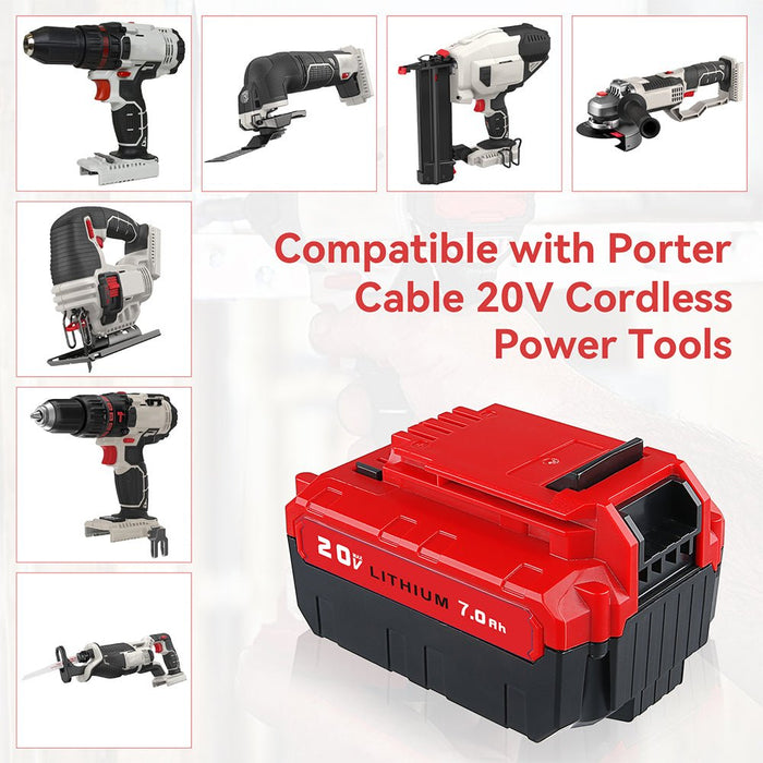 For Porter Cable 20V Battery Replacement PCC685L Battery