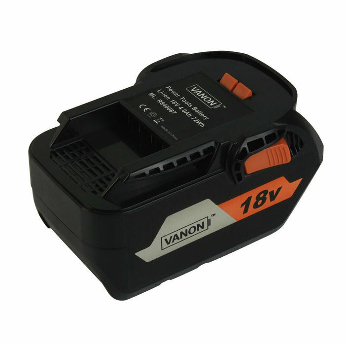 For RIDGID 18V Battery Replacement | R84008 Li-Ion High Capacity Battery 4.0Ah