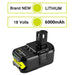 For Ryobi 18V Battery 4Ah Replacement | P104 P108 Battery