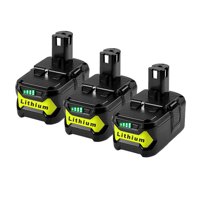 For Ryobi 18V Battery 6Ah Replacement | P107 P108 Batteries 3 Pack