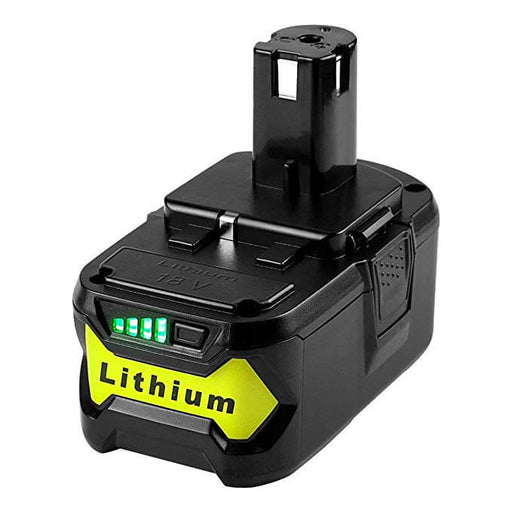 2-Pack 6.0Ah 18V Lithium-Ion Battery For RYOBI One+ Tools - Compatible With P102-P109 Models, 5-Year Warranty