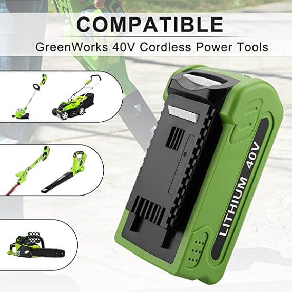 For Greenworks Battery 40V 7.0Ah | For G-MAX 29472 29462 Batteries 2 Pack (Not for Gen 1)