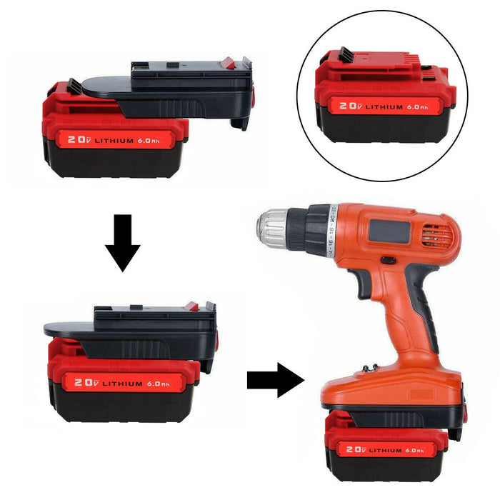 HPA1820 20V to18V Adapter | Convert Black Decker & Stanley
