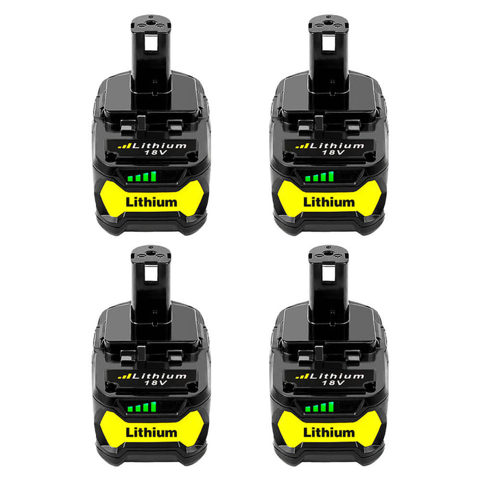 4 Pack For Ryobi 18V Battery 5Ah Replacement | P108 Batteries