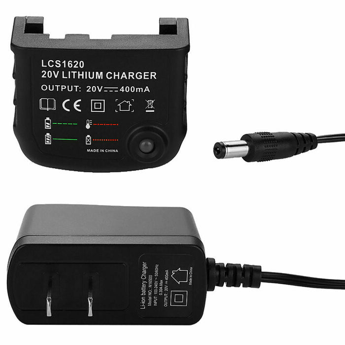 For Black & Decker 20 Volt Battery Charger | LCS1620 20V Max Lithium Ion Battery