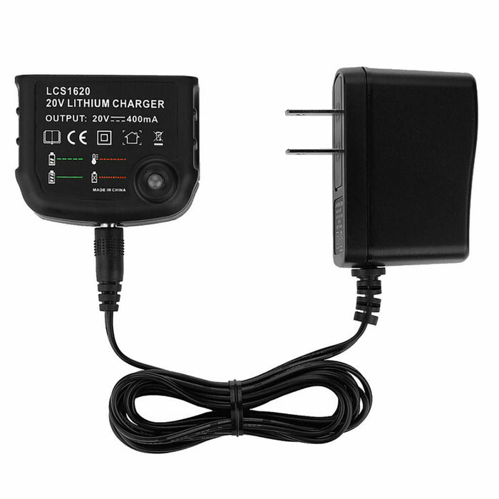 LCS1620 Charger for Black and Decker 20v max Charger 20V Lithium Battery  LBXR20