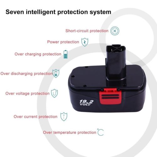 For Craftsman 19.2V Battery Replacement | 130279005 3.6Ah Ni-MH Battery
