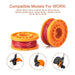 String Trimmer Spool Line and Cap Compatible with Worx | WG150 WG163 Trimmer Line 8 Pack and 1 Cap